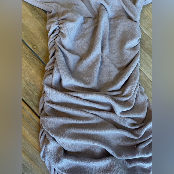 Vince Camuto Women’s Ruched Glitter Bodycon Dress Pink Size 6 - Picture 5 of 6